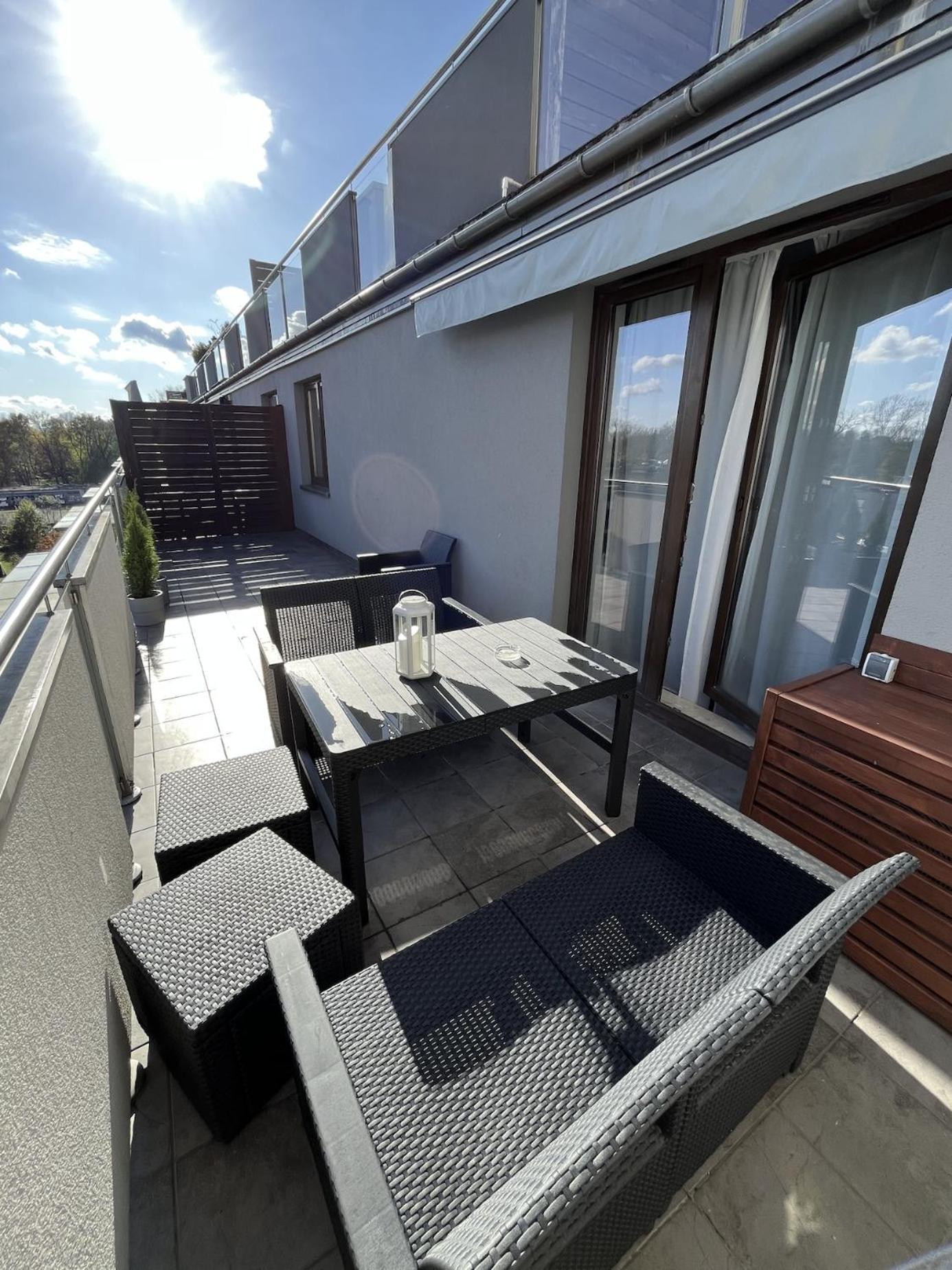 Apartament Z Tarasem Oraz Podziemnym Parkingiem Apartman Krakkó Kültér fotó
